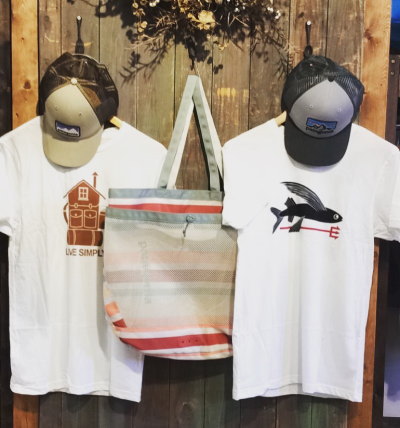 Patagonia Flying Fish&Live Simply Home Tシャツ